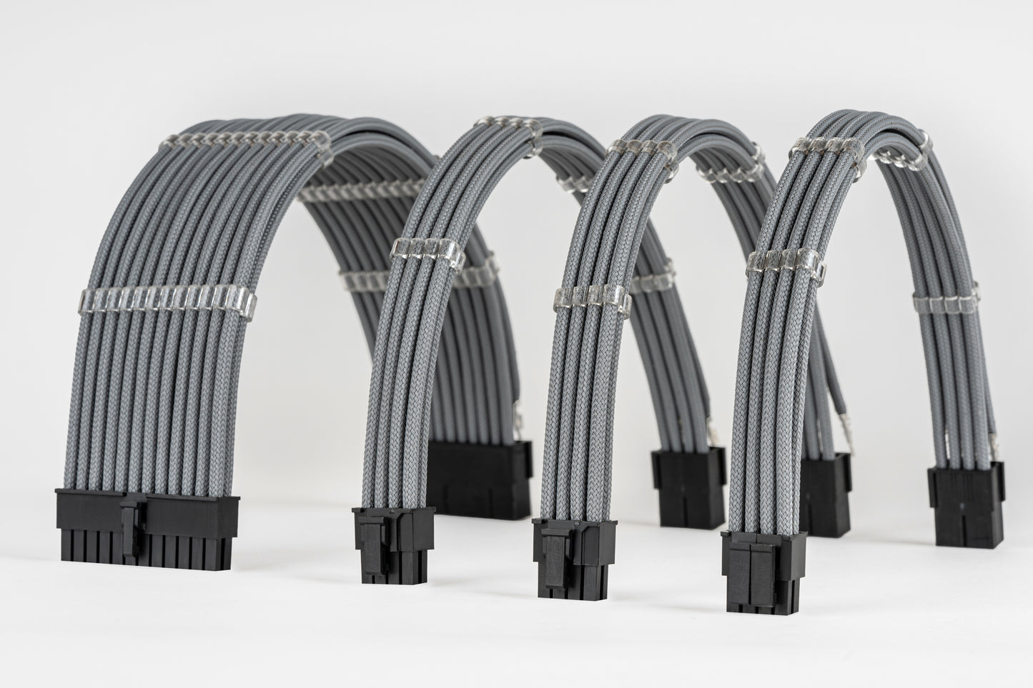 Sensei Mods Custom Sleeved Cable - Asphalt Black Single Colour