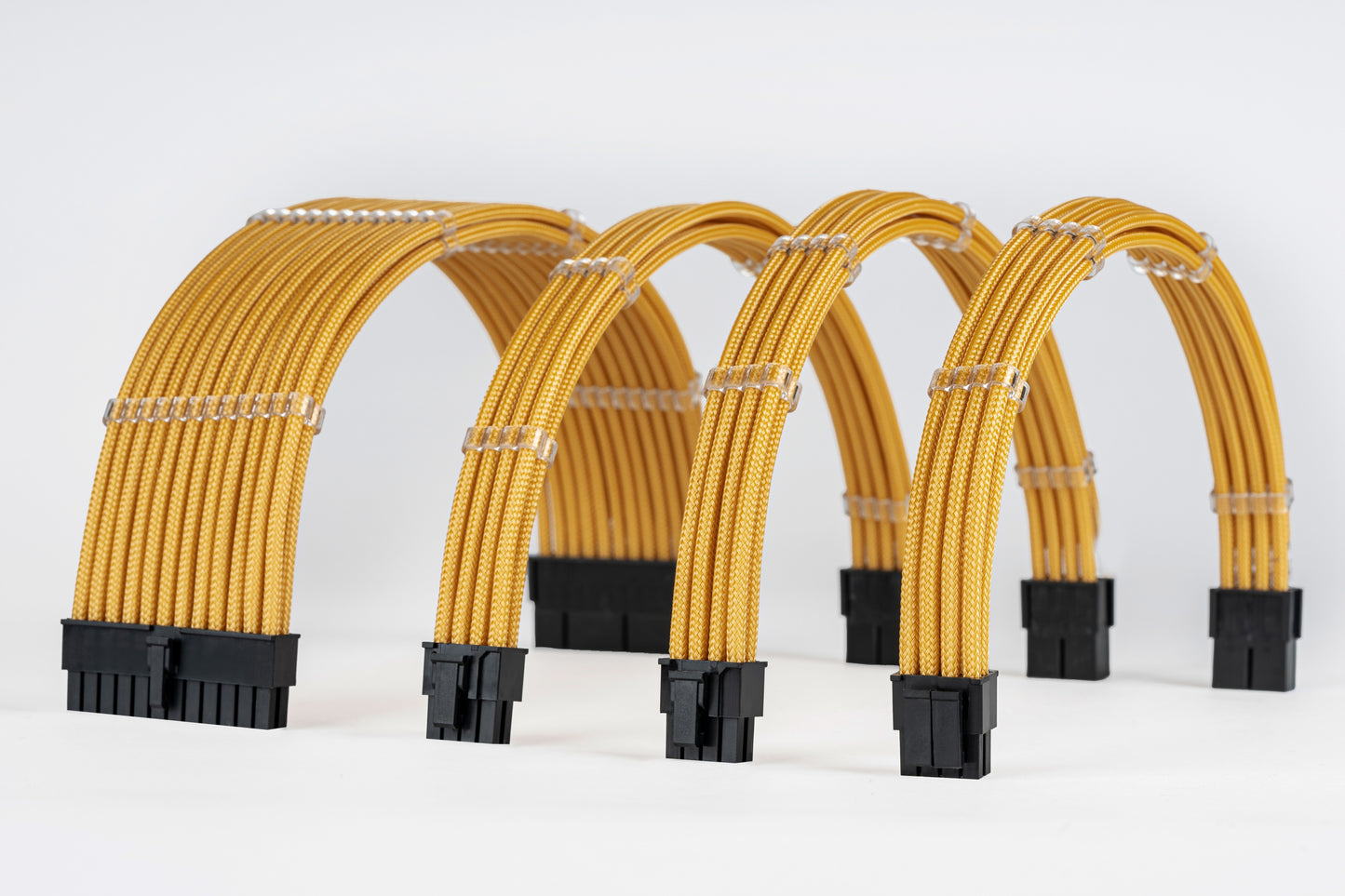 Sensei Mods Custom Sleeved Cable - Asphalt Black Single Colour