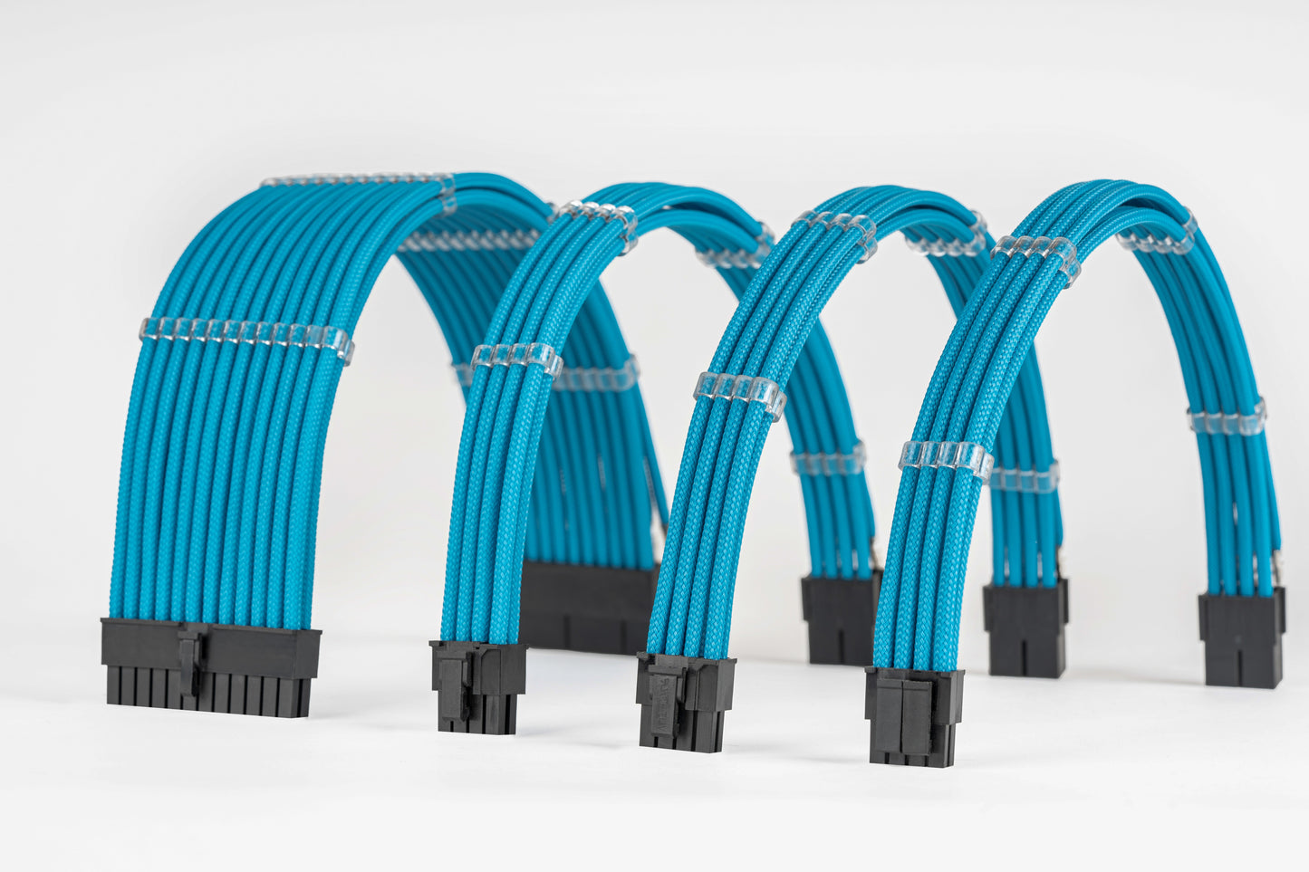 Sensei Mods Custom Sleeved Cable - Asphalt Black Single Colour