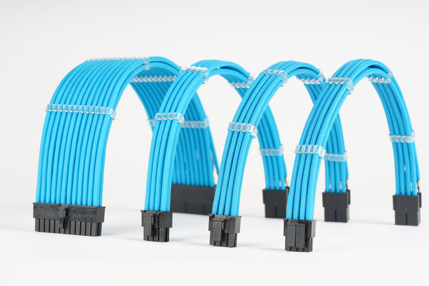 Sensei Mods Custom Sleeved Cable - Asphalt Black Single Colour